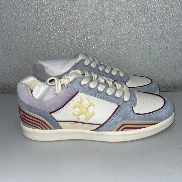 Tory Burch Clover Court Leather Sneakers Women’s 6 - Picture 5 of 8